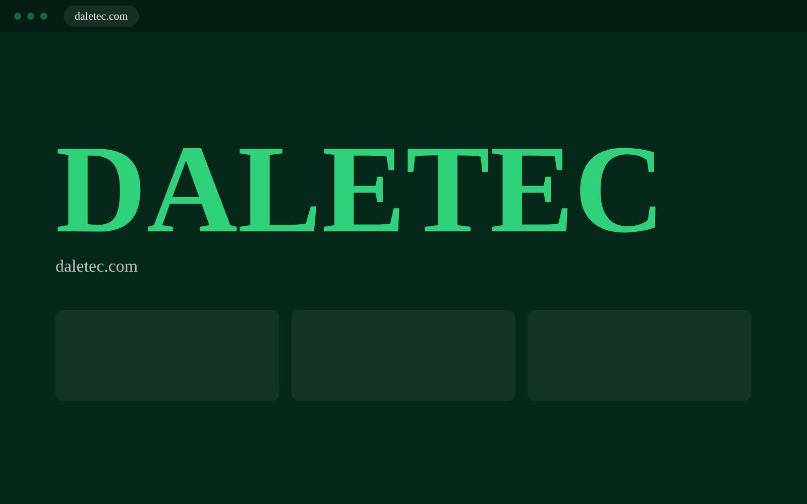 Daletec website